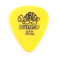 Dunlop Tortex Guitar Picks – 72 Pack, .73mm Yellow Medium, Made In USA (418R73)